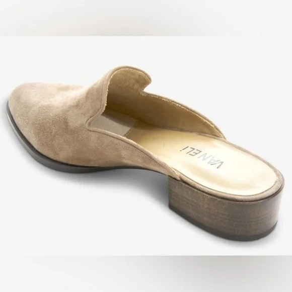 Vaneli Teja Mule - Military Suede / Brown Suede Slip-On Shoes / Size 7 - Picture 5 of 12